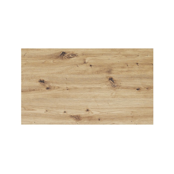Plan vasque BRAZZA – 80 cm – Chêne clair – Finition artisan – À poser 
