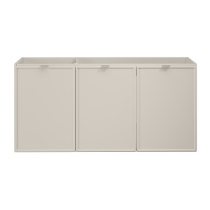 Meuble sous vasque BRAZZA – 3 portes – Coloris marron congo – 120 cm – À poser 