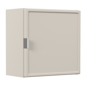 Meuble haut salle de bain BRAZZA – 1 porte – Coloris marron congo – L35 x H35 cm – À suspendre 