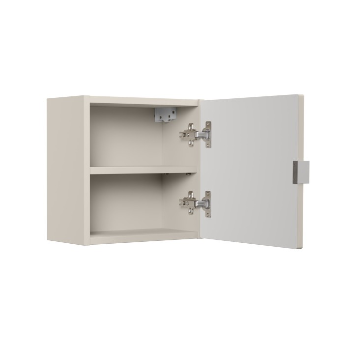 Meuble haut salle de bain BRAZZA – 1 porte – Coloris marron congo – L35 x H35 cm – À suspendre 