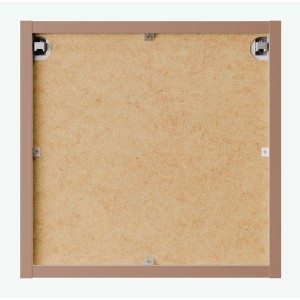 Meuble haut salle de bain BRAZZA – 1 porte – Coloris marron congo – L35 x H35 cm – À suspendre 