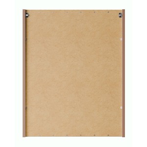 Meuble haut miroir BRAZZA – 2 portes – Coloris marron congo – L60 x H75 cm – À suspendre 