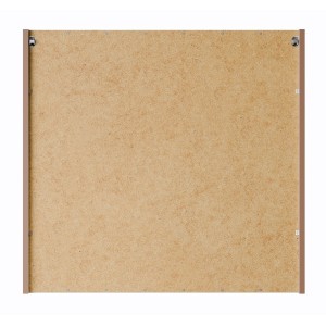 Meuble haut miroir BRAZZA – 2 portes – Coloris marron congo – L80 x H75 cm – À suspendre 