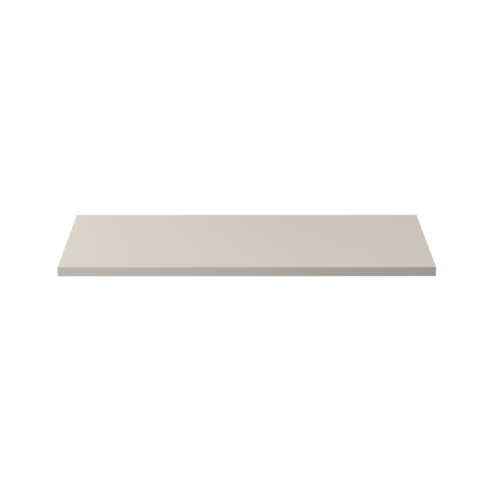 Plan vasque BRAZZA – 100 cm – Coloris marron congo – MDF & PVC – À poser 