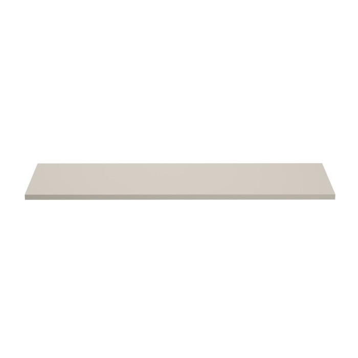 Plan vasque BRAZZA – 140 cm – Coloris marron congo – MDF & PVC – À poser 