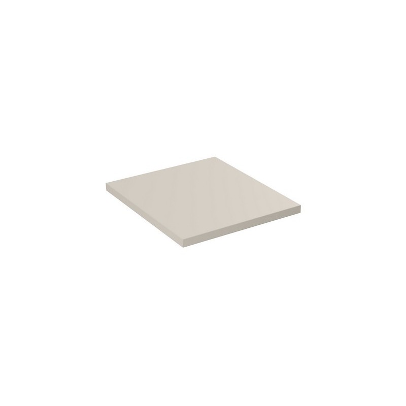 Plan vasque BRAZZA – 40 cm – Coloris marron congo – MDF & PVC – À poser 