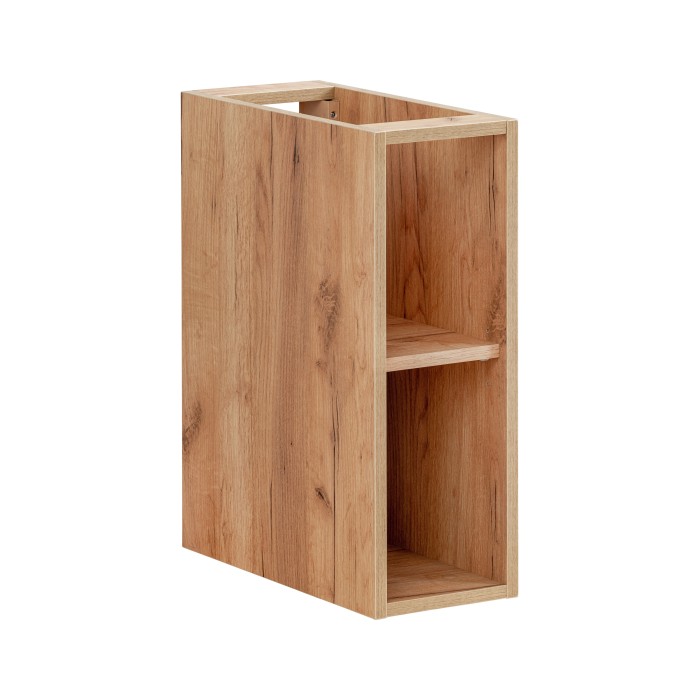 Accessoire mural NALYA 57 cm – Chêne clair – Complément suspendu pour meuble vasque 