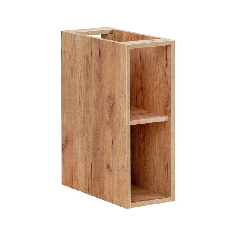 Accessoire mural NALYA 57 cm – Chêne clair – Complément suspendu pour meuble vasque 