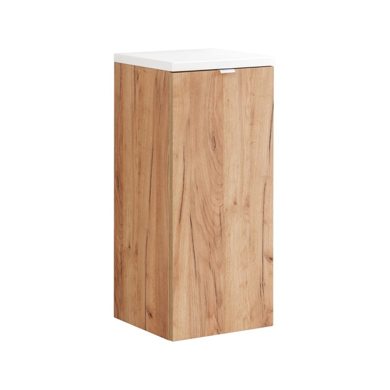 Meuble de rangement NALYA 80 cm – Chêne clair – Élément suspendu pour salle de bain 