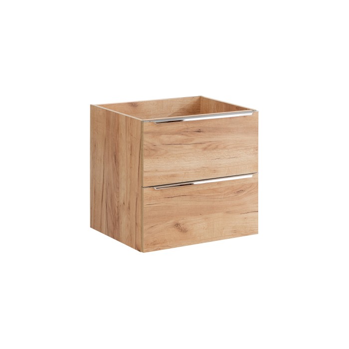 Meuble sous vasque NALYA 60 cm – Chêne clair – Élégance naturelle et design suspendu 