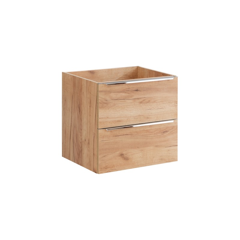 Meuble sous vasque NALYA 60 cm – Chêne clair – Élégance naturelle et design suspendu 