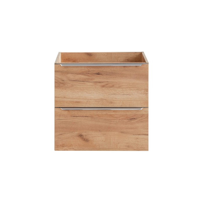 Meuble sous vasque NALYA 60 cm – Chêne clair – Élégance naturelle et design suspendu 