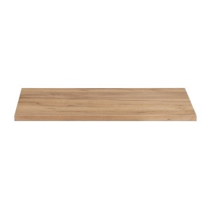 Plan vasque NALYA 80 cm – Chêne clair – Plateau bois pour meuble sous vasque suspendu 