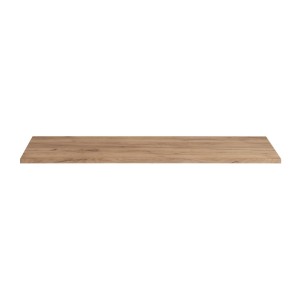 Plan vasque NALYA 120 cm – Chêne clair – Plateau bois pour double meuble sous vasque 