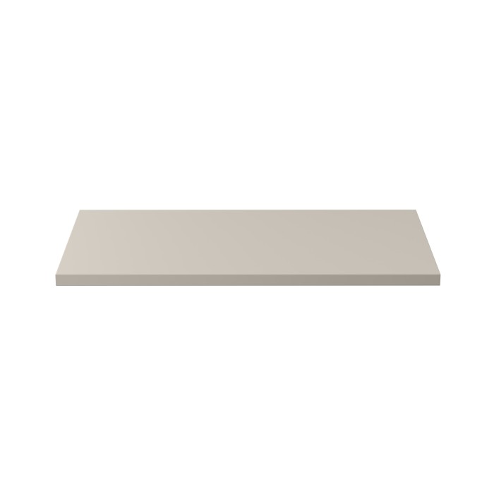 Plan vasque BELLA 80 cm – Coloris marron congo – Finition mate pour meuble suspendu 