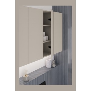 Meuble de rangement BELLA 80 cm – Coloris marron congo – Élément mural suspendu