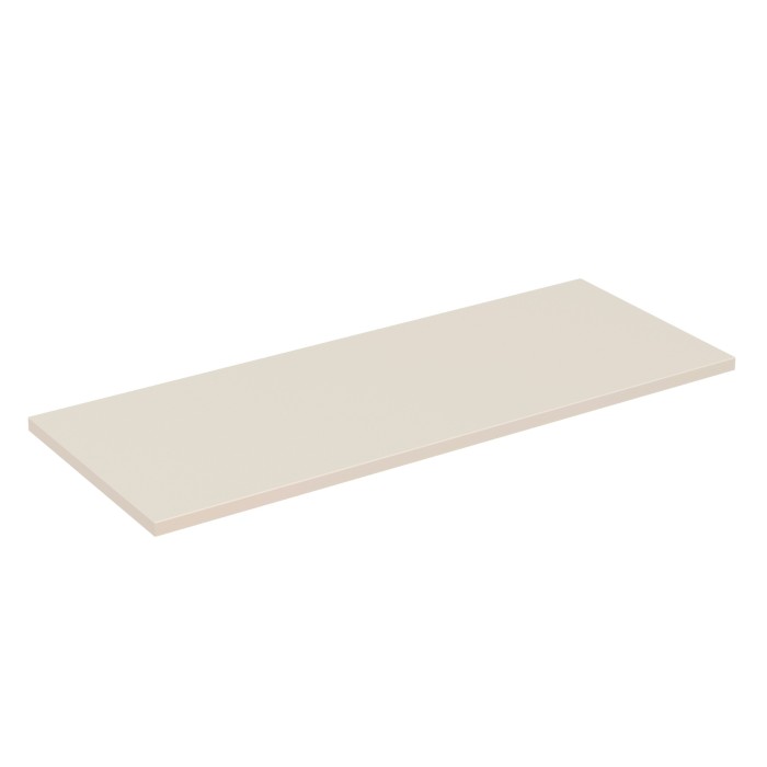 Plan vasque TORNADO 120 cm – Finition sable – MDF & PVC – Pour meuble sous vasque 