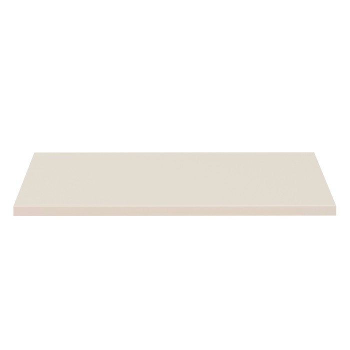 Plan vasque TORNADO 80 cm – Finition sable – MDF & PVC – Pour meuble sous vasque 