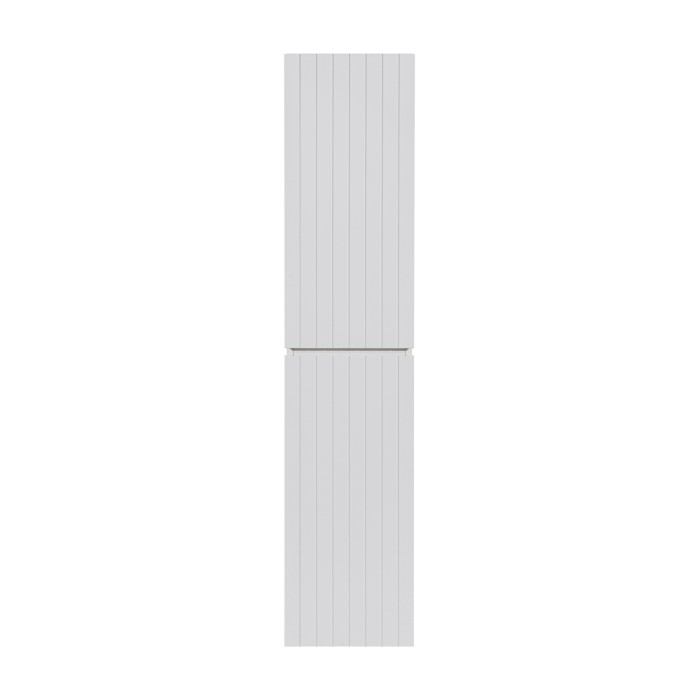 Colonne de salle de bain ICON 160 cm – Blanc alpin mat – 2 portes – Style moderne suspendu 