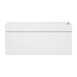 Meuble sous vasque ICON 100 cm – 1 tiroir – Finition blanc alpin – Design suspendu moderne 