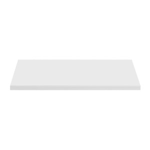 Plan vasque ICON 60 cm – Finition blanc alpin mat – Accessoire meuble sous vasque moderne 