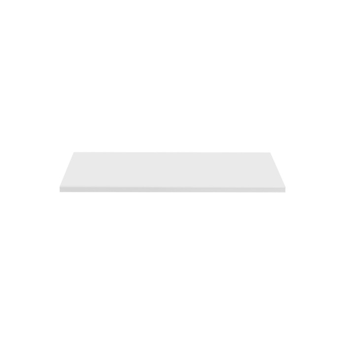 Plan vasque ICON 80 cm – Finition blanc alpin mat – Accessoire meuble sous vasque moderne 