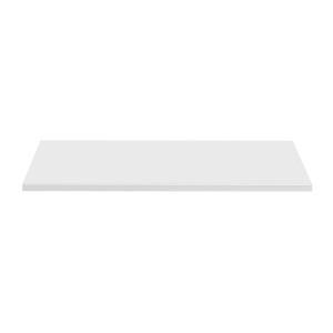 Plan vasque ICON 80 cm – Finition blanc alpin mat – Accessoire meuble sous vasque moderne 