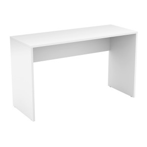Bureau blanc MELTO 130 cm – Design moderne, durable et idéal pour télétravail ou chambre ado