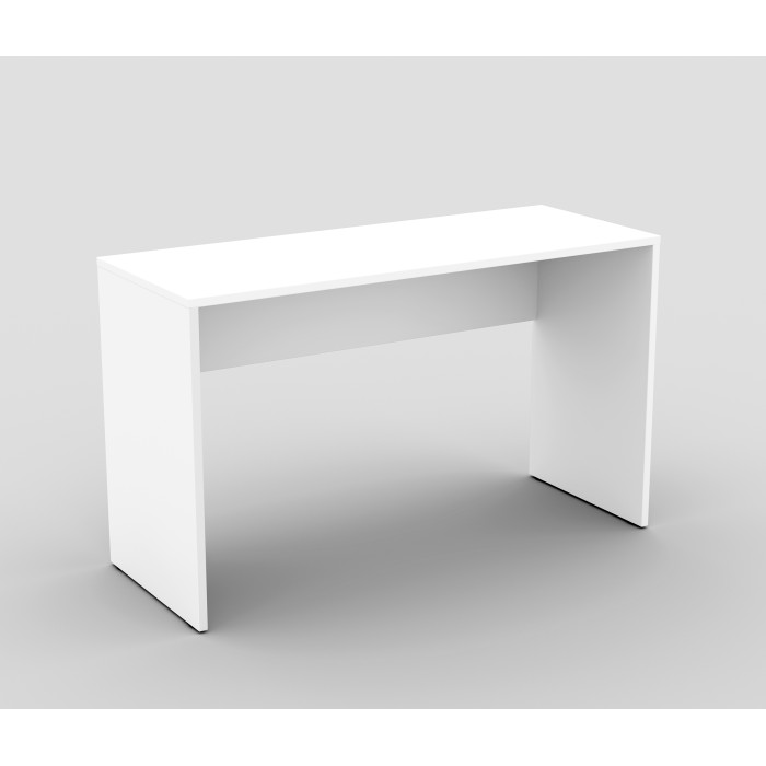 Bureau blanc MELTO 130 cm – Design moderne, durable et idéal pour télétravail ou chambre ado