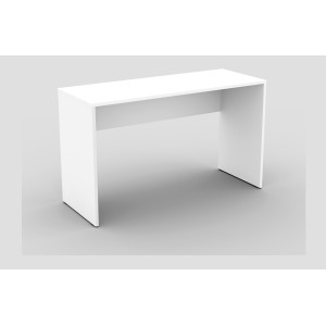Bureau blanc MELTO 130 cm – Design moderne, durable et idéal pour télétravail ou chambre ado