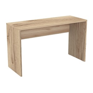 Bureau coloris chêne MELTO 130 cm – Style moderne, compact et idéal pour chambre ou télétravail