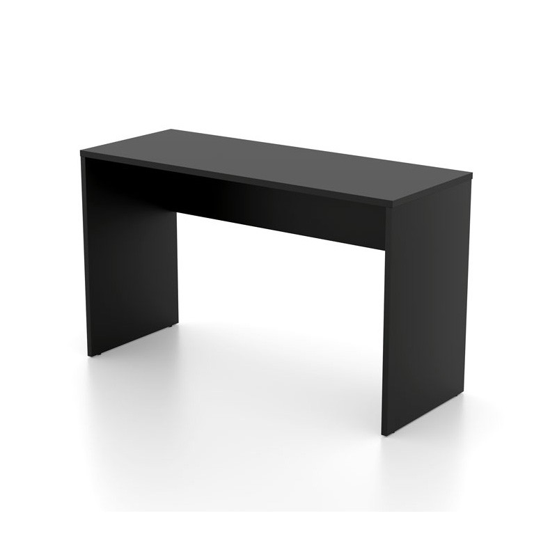 Bureau noir MELTO 130 cm – Élégant, moderne et parfait pour télétravail ou chambre ado