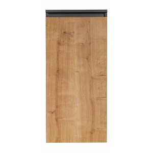 Meuble de rangement salle de bain TAMO – 87 cm – Coloris gris anthracite – À suspendre 