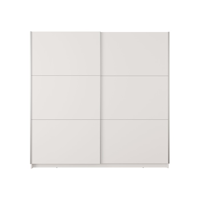 Armoire blanche 2 portes coulissantes 150 cm – Collection ARSALA