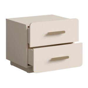 chambre complète AMALIE, lit 180x200 sommier inclus, armoire avec étagères, chambre beige design, ensemble chambre adulte, mobil