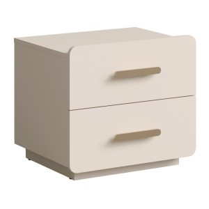 chambre complète AMALIE, lit 180x200 sommier inclus, armoire avec étagères, chambre beige design, ensemble chambre adulte, mobil