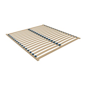 Ensemble lit VELTIS 180x200 cm avec sommier inclus – Tête de lit LED – Frêne noir – Matelas non inclus