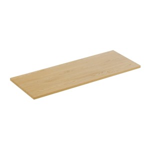 Plan vasque NATURA – 120 cm – Chêne clair – Finition bois – À poser 