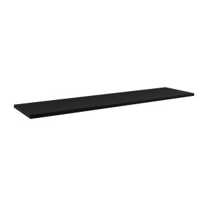 Plan vasque VANO – L160 × P40 cm – Noir mat – À poser – Finition design pour meuble double 