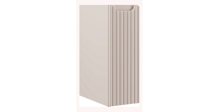 Meuble de rangement VANO – Marron congo – L20 × P39 × H57 cm – À suspendre – Salle de bain 