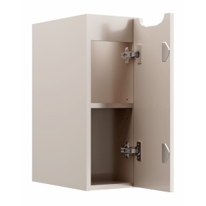 Meuble de rangement VANO – Marron congo – L20 × P39 × H57 cm – À suspendre – Salle de bain 