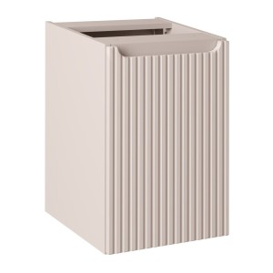 Meuble de rangement VANO avec panier à linge – Marron congo – L40 × P39 × H57 cm – Salle de bain 