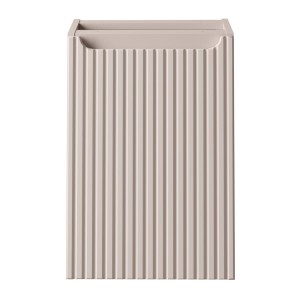 Meuble de rangement VANO avec panier à linge – Marron congo – L40 × P39 × H57 cm – Salle de bain 