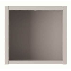 Cube de rangement salle de bain VANO – Coloris marron congo – L26 × P27 × H21 cm – À suspendre 