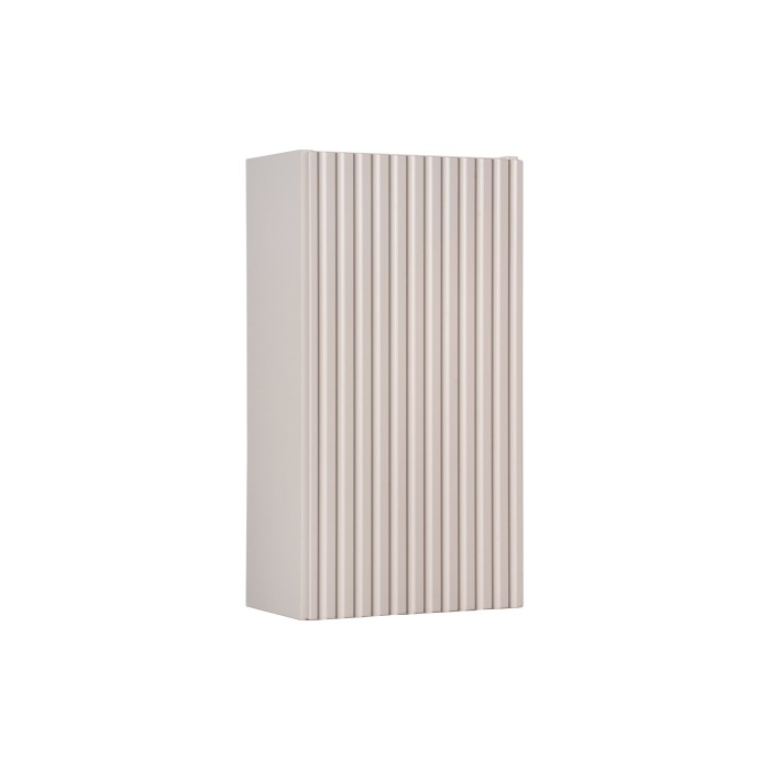 Meuble de rangement salle de bain VANO – Coloris marron congo – L30 × P57 × H18 cm – À suspendre 