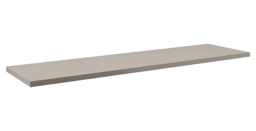 Plan vasque 160 cm VANO – Finition marron congo – L160 × P40 × H2 cm – À poser 