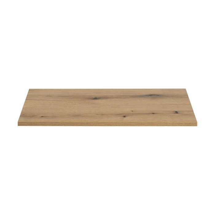 Plan vasque VANO – Coloris chêne – L100 × P40 × H2 cm – À poser 