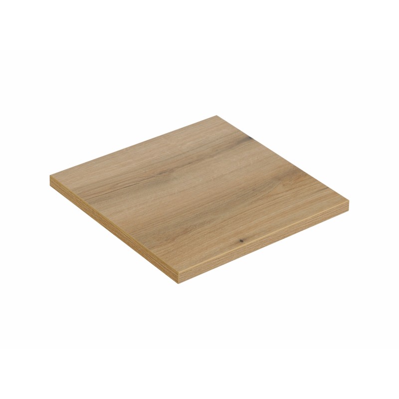 Plan vasque VANO – Coloris chêne – L40 × P40 × H2 cm – À poser 
