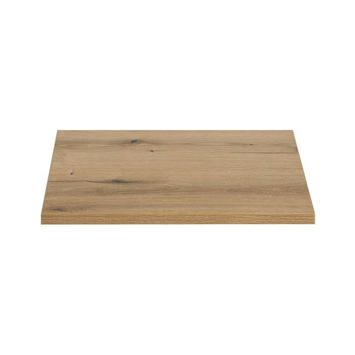 Plan vasque VANO – Coloris chêne – L70 × P40 × H2 cm – À poser 