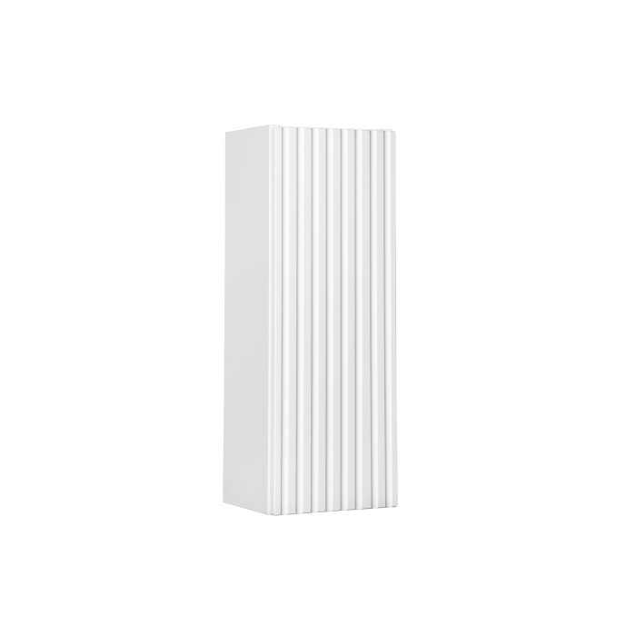 Meuble de rangement VANO – 1 porte – Blanc alpin – L20 × P18 × H57 cm – À suspendre 